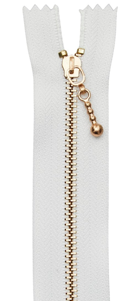 
            
                Load image into Gallery viewer, 8&amp;quot; Rose Gold Droplet Pull Zipper (2pk)
            
        