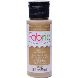 Fabric Creations Soft Fabric Ink 59ml Metallic Gold