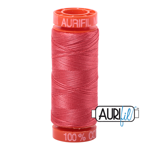 Aurifil 50 Wt 100% Cotton  200m - 5002 Medium Red