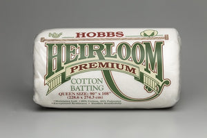 
            
                Load image into Gallery viewer, Hobbs Heirloom Premium 80/20 Cotton Batting - King 120&amp;quot;x120&amp;quot;
            
        