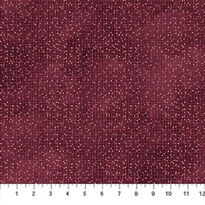 Rayon Grid Dots - Fuchsia
