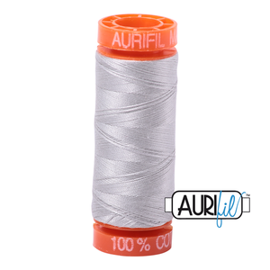Aurifil 50 Wt 100% Cotton 200m - 2615 Aluminium