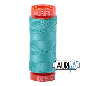 
            
                Load image into Gallery viewer, Aurifil 50 Wt 100% Cotton 200m - 1148 Light Jade
            
        