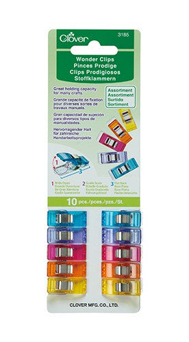 
            
                Load image into Gallery viewer, Clover Wonder Clips Assorted Colours - 10 pc
            
        