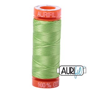 
            
                Load image into Gallery viewer, Aurifil 50 Wt 100% Cotton  200m - 5017 Shining Green
            
        