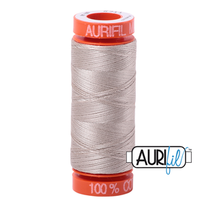 
            
                Load image into Gallery viewer, Aurifil 50 Wt 100% Cotton  200m - 6711 Pewter
            
        