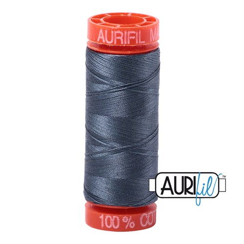 Aurifil 50 Wt 100% Cotton 200m - 1158 Medium Grey