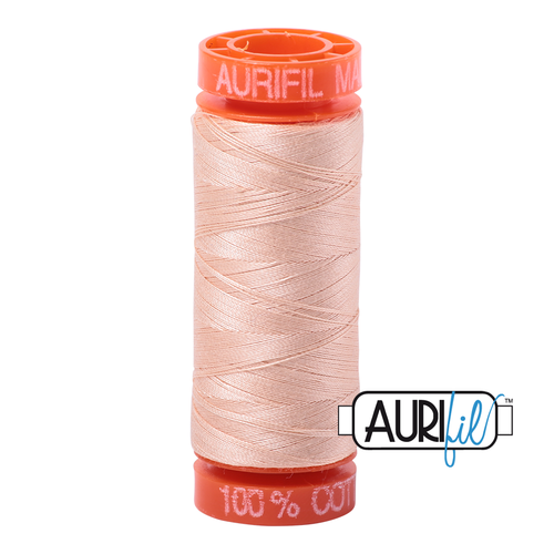 
            
                Load image into Gallery viewer, Aurifil 50 Wt 100% Cotton 200m - 2205 Apricot
            
        