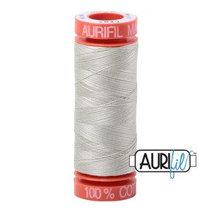 Aurifil 50 Wt 100% Cotton  200m - 2843 Light Grey Green