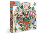 EeBoo 500pc Puzzle Round Woodland Creatures