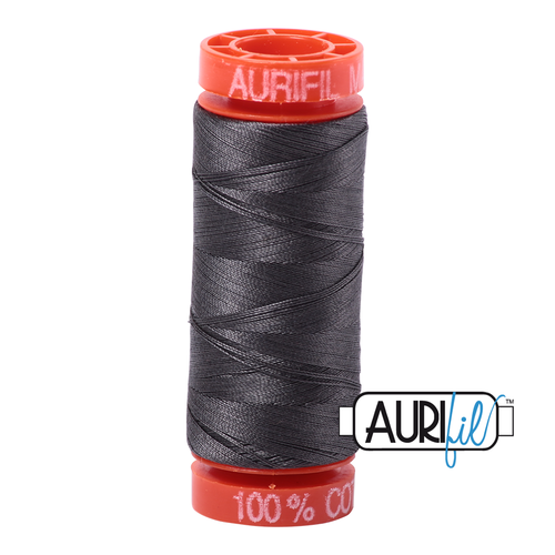 Aurifil 50 Wt 100% Cotton 200m - 2630 Dark Pewter