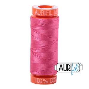 
            
                Load image into Gallery viewer, Aurifil 50 Wt 100% Cotton 200m - 2530 Blossom Pink
            
        
