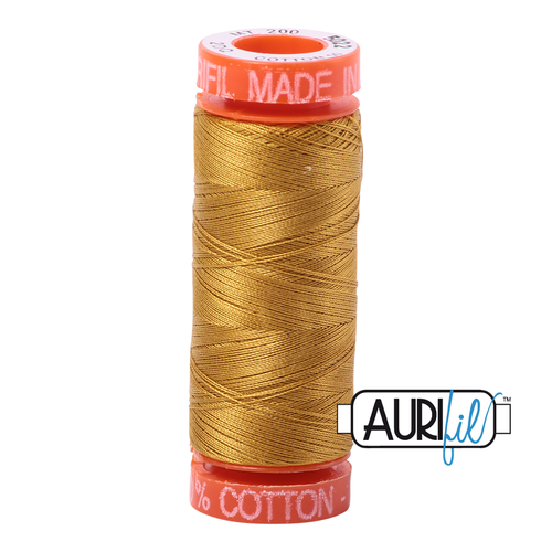 Aurifil 50 Wt 100% Cotton  200m - 5022 Mustard