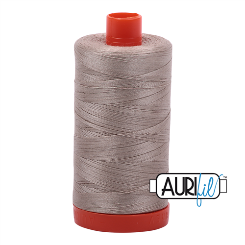 
            
                Load image into Gallery viewer, Aurifil 50 Wt 100% Cotton 1300m - 5011 Rope Beige
            
        