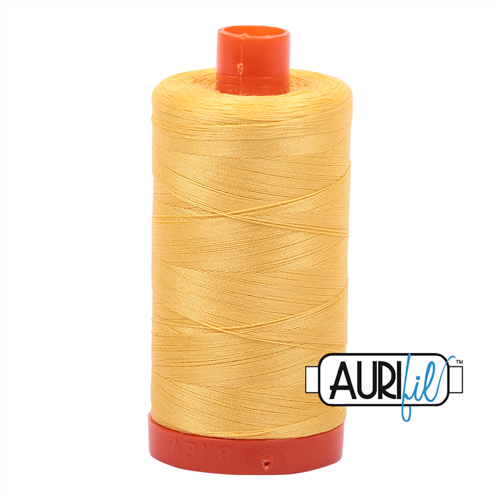 Aurifil 50 Wt 100% Cotton 1300m - 1135 Pale Yellow