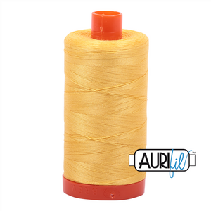 
            
                Load image into Gallery viewer, Aurifil 50 Wt 100% Cotton 1300m - 1135 Pale Yellow
            
        