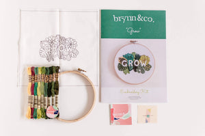 Grow Embroidery Kit