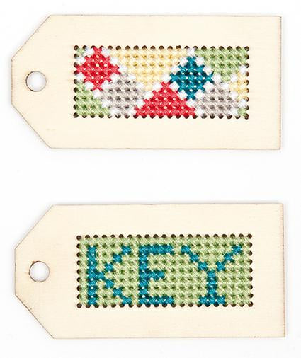 Wooden Key Chain Embroidery Kit