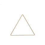 Metal Triangle Gold 20cm