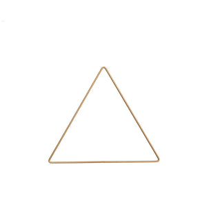 Metal Triangle Gold 20cm