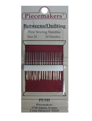 Piecemakers Needles Betweens/Quilt size 10