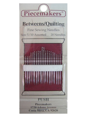 Piecemakers Needles Betweens/Quilt size 5/10 assorted