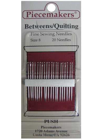 Piecemakers Needles Betweens/Quilt size 8