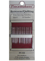 Piecemakers Needles Betweens/Quilt size 8