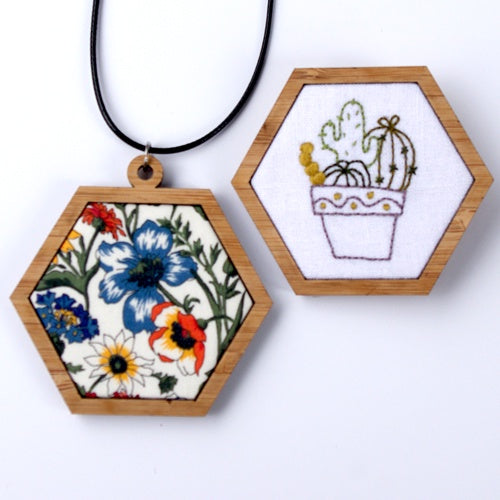 Mini Stitchery Frames 2"Hexie (2pc)