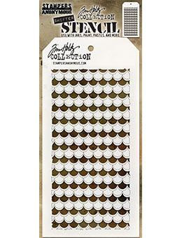 Tim Holtz Scallop Shifter Stencil