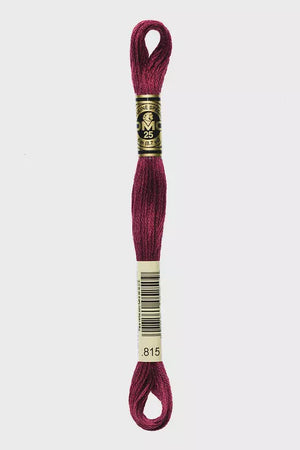 STRANDED COTTON 8M SKEIN Metallic Black Cherry