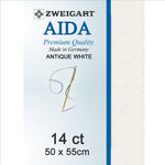 Zweigart Aida 14ct Fat Quarter - Antique White